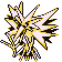 Zapdos' Pokemon Red and Blue sprite