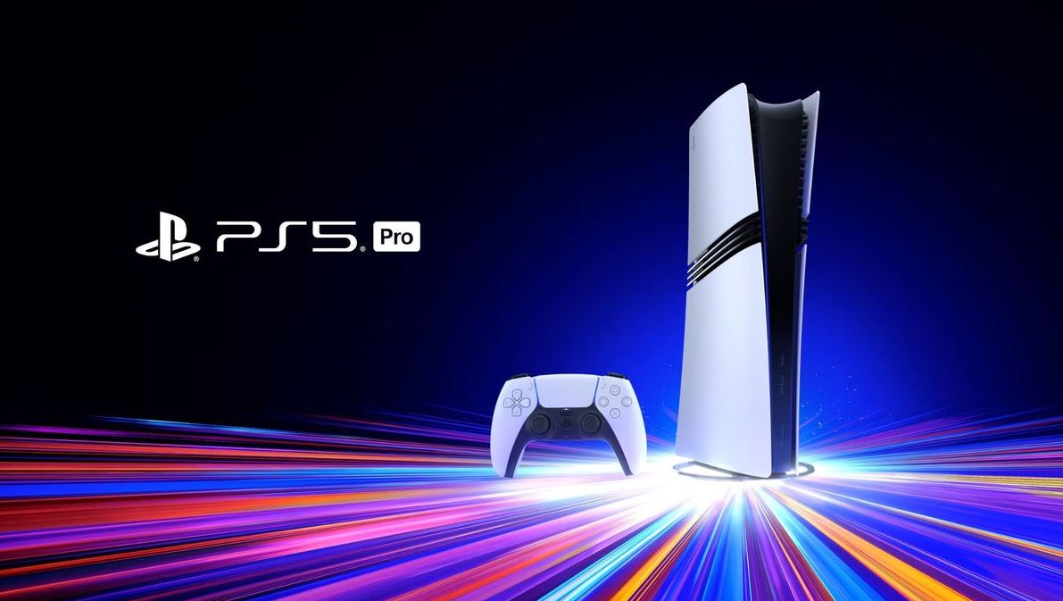 A Playstation 5 Pro with controller